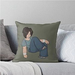 Amanda Young Emo Throw Pillow