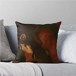 Saw Jigsaw Pig Mask Amanda Throw Pillow