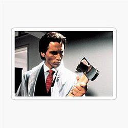 Patrick Bateman American Psycho Design Sticker