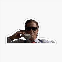 Patrick Bateman American Psycho Phone Sticker