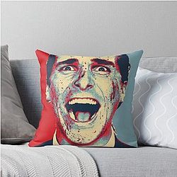 American Psycho (2000) Throw Pillow