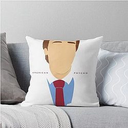American Psycho 2000 Throw Pillow