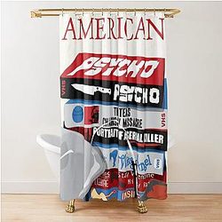 American Psycho Movie Shower Curtain