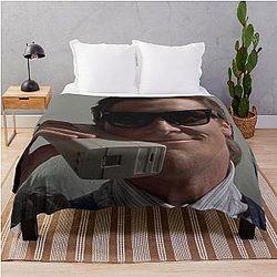 American Psycho Patrick Bateman T-Shirt Blanket
