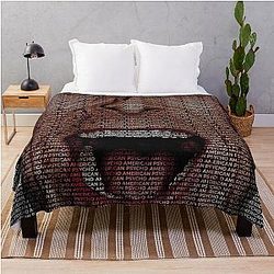 American Psycho Movie Throw Blanket