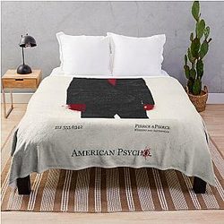 American Psycho Movie Throw Blanket