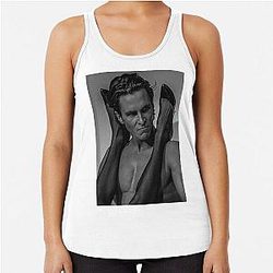 Chris Bale American Psycho Racerback Tank Top