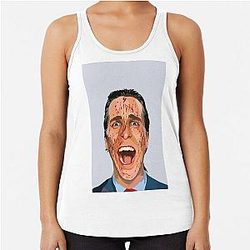 American Psycho Movie Racerback Tank