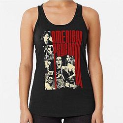 American Psycho movie racerback tank top