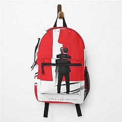 American Psycho (2000) film backpack.