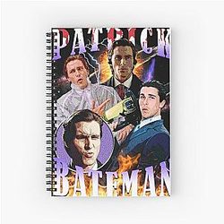 American Psycho Vintage Spiral Notebook
