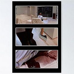 Hey Paul Scene American Psycho 3 Panel Digital Art Poster
