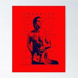 American Psycho Chainsaw Poster