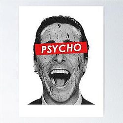 American Psycho Patrick Bateman Poster