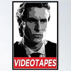 American Psycho: I Have to Return Some VHS Tapes Poster