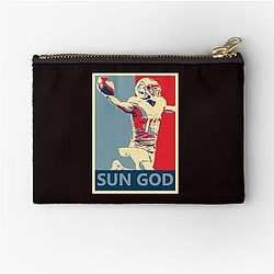 Amon-Ra Brown Lions Sun God Campaign Poster Zipper Pouch