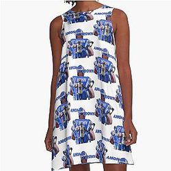 Amon Ra Sport Brown A-Line Dress