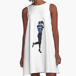 Amon Brown A-Line Dress