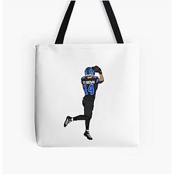 Amon Ra St Brown All Over Print Tote Bag