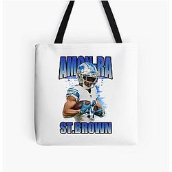 Amon Ra St Brown Bootleg All Over Print Tote Bag