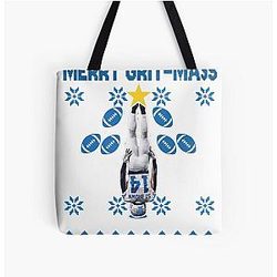 Amon-Ra Brown Funny Christmas All Over Print Tote Bag