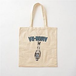 Amon-Ra Sterling Brown Cotton Tote Bag