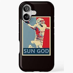 Amon Ra/St. Brown Lions Sun God Campaign Poster iPhone Tough Case