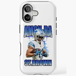 Amon Ra St. Brown Bootleg iPhone Tough Case