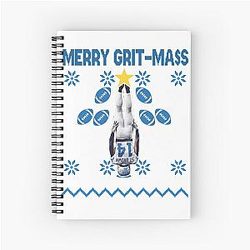 Amon-Ra St. Brown Grit-Mas Spiral Notebook