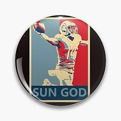 Amon-Ra St. Brown Lions Sun God Campaign Poster