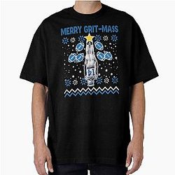 Amon-Ra St Brown Grit-Mas Oversized T-Shirt
