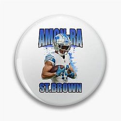 Amon Ra St Brown Bootleg Pin