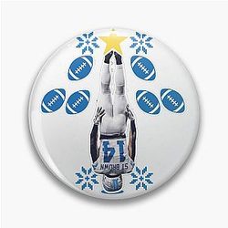 Amon-Ra Brown Merry Grit-Mas Pin