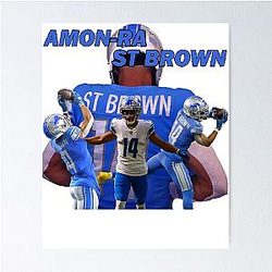 Amon Ra St. Brown Poster
