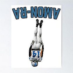 Amon Ra St. Brown Headstand Poster