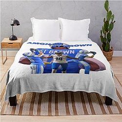 Amon Ra Brown Throw Blanket