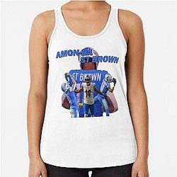 Amon Sport Ra St Brown Racerback Tank Top