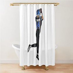 Amon Ra Sterling Brown Shower Curtain