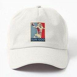 Amon-Ra St. Brown Lions Sun God Campaign Poster Dad Hat