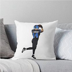 Amon-Ra Sterling Brown Throw Pillow