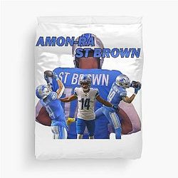 Amon Ra St Brown Duvet Cover