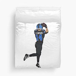 Amon Ra St. Brown Duvet Cover