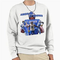 Amon St. Brown Pullover Sweatshirt