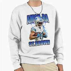 Amon Ford Mane St. Brown Bootleg Pullover Sweatshirt