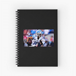 Amon Ra St Brown Merchandise For Fans Amon Ra St Brown Notebook