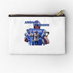 Amon Ra Sport Brown Zipper Pouch