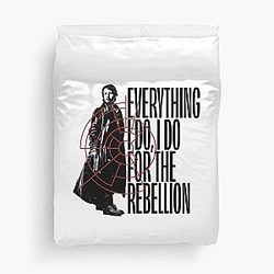 Everything I Do Is For The Rebellion - Cassian Andor Duvet Cover