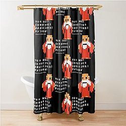 How to Confuse and Enrage Bad A Gamer Shower Curtain