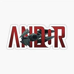 TIE-FIGHTER Interceptor - Andor Fan Art Sticker