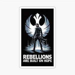 Cassian Andor Rebel Hope Poster Sticker